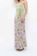 Load image into Gallery viewer, Vintage x Baby Blue, Pink Patterned Reversible Midi Skirt (M-XL)