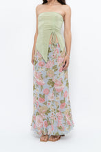 Load image into Gallery viewer, Vintage x Baby Blue, Pink Patterned Reversible Midi Skirt (M-XL)