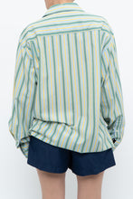Load image into Gallery viewer, Vintage x Made in Thailand x Blue, Green Striped Cotton Buttonup (S-L)