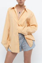 Load image into Gallery viewer, Vintage x Made in Hong Kong x CLUB MONACO Peach Striped Cotton Buttonup (XS-L)