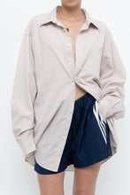 Load image into Gallery viewer, Vintage x Beige, White Cotton Striped Beach Buttonup (M-XXL)