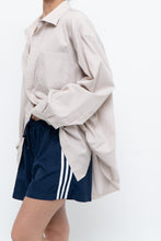 Load image into Gallery viewer, Vintage x Beige, White Cotton Striped Beach Buttonup (M-XXL)