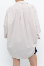 Load image into Gallery viewer, Vintage x Beige, White Cotton Striped Beach Buttonup (M-XXL)