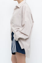 Load image into Gallery viewer, Vintage x Beige, White Cotton Striped Beach Buttonup (M-XXL)