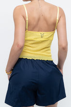 Load image into Gallery viewer, Vintage x Made in USA x PLAYBOY Bright Yellow Mesh Tank (S, M)