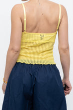 Load image into Gallery viewer, Vintage x Made in USA x PLAYBOY Bright Yellow Mesh Tank (S, M)