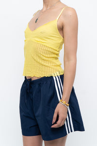 Vintage x Made in USA x PLAYBOY Bright Yellow Mesh Tank (S, M)