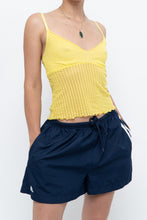 Load image into Gallery viewer, Vintage x Made in USA x PLAYBOY Bright Yellow Mesh Tank (S, M)