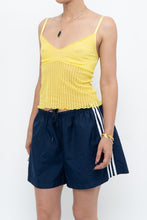 Load image into Gallery viewer, Vintage x Made in USA x PLAYBOY Bright Yellow Mesh Tank (S, M)