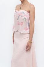 Load image into Gallery viewer, PRINCESS POLLY x Pink Floral Chiffon Top (XS, S)