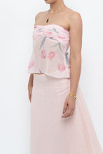 Load image into Gallery viewer, PRINCESS POLLY x Pink Floral Chiffon Top (XS, S)