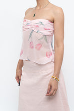 Load image into Gallery viewer, PRINCESS POLLY x Pink Floral Chiffon Top (XS, S)