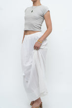 Load image into Gallery viewer, Vintage x CLUB MONACO White Cotton Maxi Skirt (XS, S)