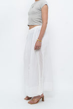Load image into Gallery viewer, Vintage x CLUB MONACO White Cotton Maxi Skirt (XS, S)