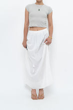 Load image into Gallery viewer, Vintage x CLUB MONACO White Cotton Maxi Skirt (XS, S)