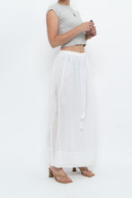 Load image into Gallery viewer, Vintage x CLUB MONACO White Cotton Maxi Skirt (XS, S)