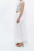 Load image into Gallery viewer, Vintage x CLUB MONACO White Cotton Maxi Skirt (XS, S)