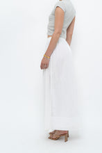 Load image into Gallery viewer, Vintage x CLUB MONACO White Cotton Maxi Skirt (XS, S)