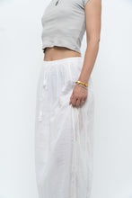 Load image into Gallery viewer, Vintage x CLUB MONACO White Cotton Maxi Skirt (XS, S)