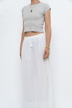 Load image into Gallery viewer, Vintage x CLUB MONACO White Cotton Maxi Skirt (XS, S)