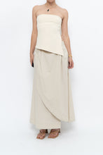 Load image into Gallery viewer, Vintage x Beige Cotton Peplum Maxi Skirt (S-L)
