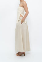 Load image into Gallery viewer, Vintage x Beige Cotton Peplum Maxi Skirt (S-L)