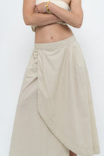 Load image into Gallery viewer, Vintage x Beige Cotton Peplum Maxi Skirt (S-L)