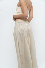 Load image into Gallery viewer, Vintage x Beige Cotton Peplum Maxi Skirt (S-L)