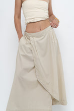 Load image into Gallery viewer, Vintage x Beige Cotton Peplum Maxi Skirt (S-L)