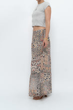 Load image into Gallery viewer, Vintage x GERRY WEBBER Tiered Patterned Chiffon Maxi Skirt (L, XL)