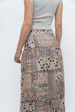 Load image into Gallery viewer, Vintage x GERRY WEBBER Tiered Patterned Chiffon Maxi Skirt (L, XL)