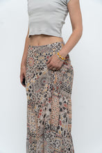 Load image into Gallery viewer, Vintage x GERRY WEBBER Tiered Patterned Chiffon Maxi Skirt (L, XL)