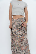 Load image into Gallery viewer, Vintage x GERRY WEBBER Tiered Patterned Chiffon Maxi Skirt (L, XL)