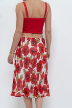 Load image into Gallery viewer, Vintage x Red Poppy Patterned Midi Skirt (S-L)
