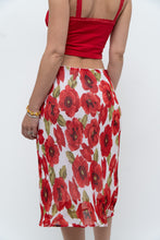 Load image into Gallery viewer, Vintage x Red Poppy Patterned Midi Skirt (S-L)