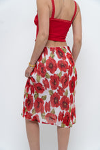 Load image into Gallery viewer, Vintage x Red Poppy Patterned Midi Skirt (S-L)