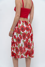Load image into Gallery viewer, Vintage x Red Poppy Patterned Midi Skirt (S-L)