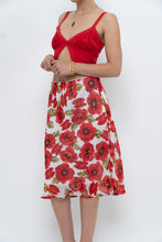 Load image into Gallery viewer, Vintage x Red Poppy Patterned Midi Skirt (S-L)