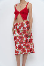 Load image into Gallery viewer, Vintage x Red Poppy Patterned Midi Skirt (S-L)