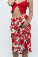 Load image into Gallery viewer, Vintage x Red Poppy Patterned Midi Skirt (S-L)