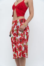 Load image into Gallery viewer, Vintage x Red Poppy Patterned Midi Skirt (S-L)