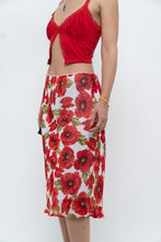 Load image into Gallery viewer, Vintage x Red Poppy Patterned Midi Skirt (S-L)