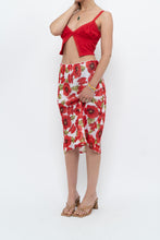 Load image into Gallery viewer, Vintage x Red Poppy Patterned Midi Skirt (S-L)