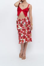 Load image into Gallery viewer, Vintage x Red Poppy Patterned Midi Skirt (S-L)