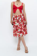 Load image into Gallery viewer, Vintage x Red Poppy Patterned Midi Skirt (S-L)