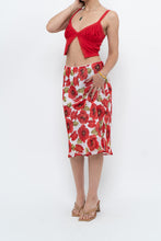 Load image into Gallery viewer, Vintage x Red Poppy Patterned Midi Skirt (S-L)