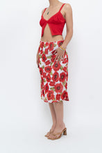 Load image into Gallery viewer, Vintage x Red Poppy Patterned Midi Skirt (S-L)
