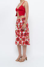 Load image into Gallery viewer, Vintage x Red Poppy Patterned Midi Skirt (S-L)