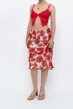 Load image into Gallery viewer, Vintage x Red Poppy Patterned Midi Skirt (S-L)