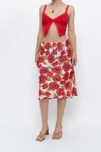 Load image into Gallery viewer, Vintage x Red Poppy Patterned Midi Skirt (S-L)